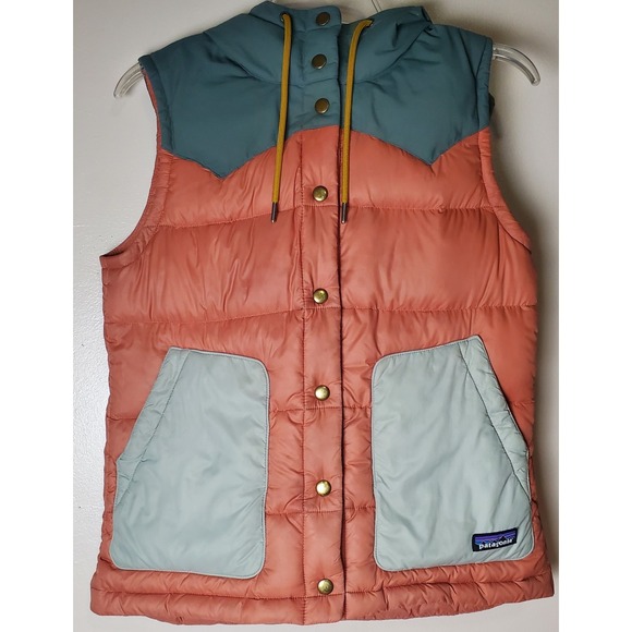Patagonia Jackets & Blazers - Patagonia Bivy Hooded Down Filled Vest Small Women's Gorpcore Utility Outdoors‎
